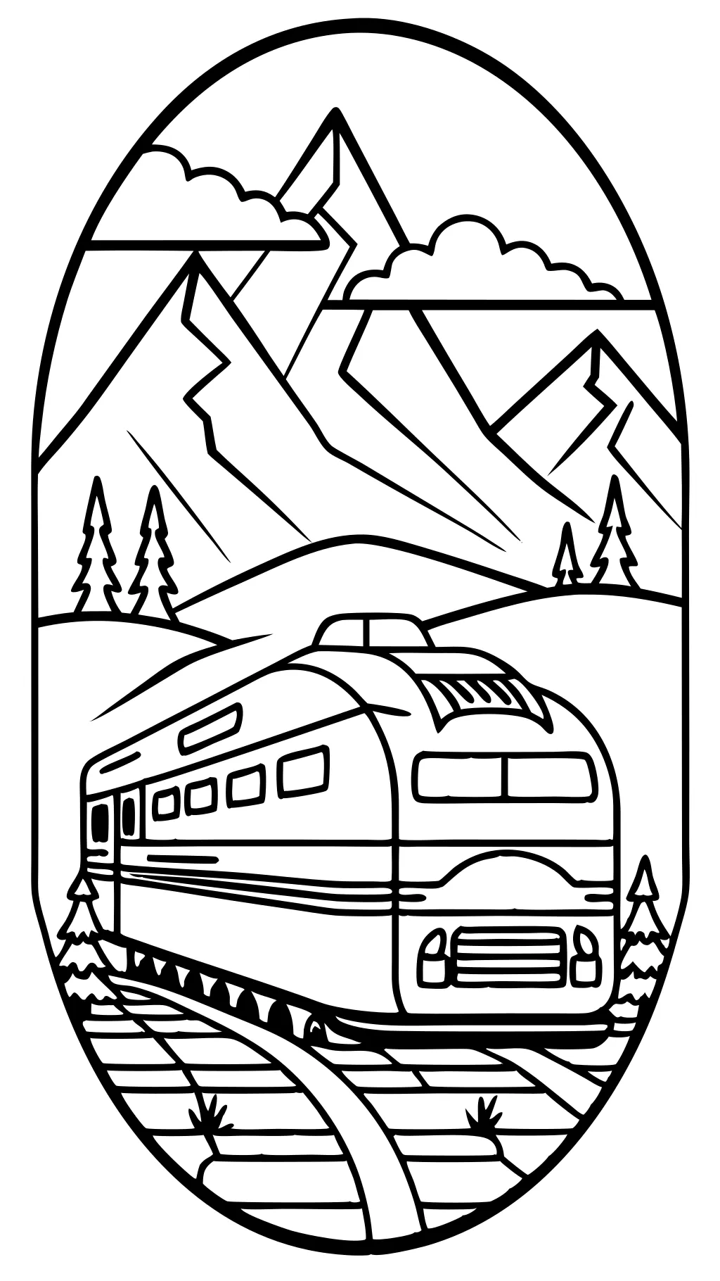 amtrak coloring pages